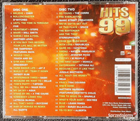 Polecam Podwójny Album 2XCD HITS 58 Największe Disco 40 Hits