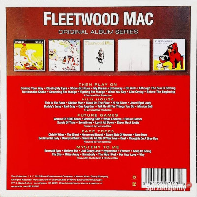 Polecam Zestaw 5XCD Kultowego Zespołu -FLEETWOOD MAC 5CD