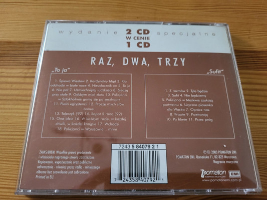 Raz,Dwa,Trzy 2xCD stan Bdb real foto