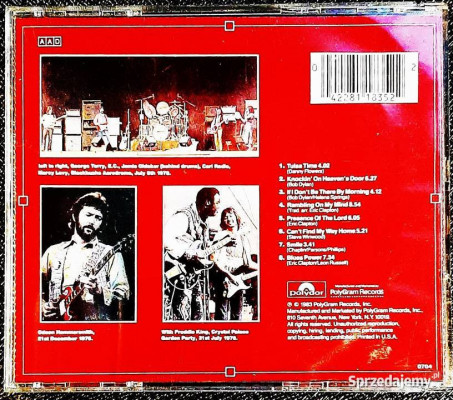 Polecam Unikatowy CD Rewelacyjny Koncert ERIC CLAPTON The Seventies