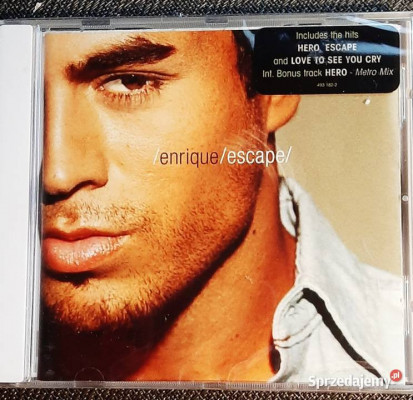Polecam Wspaniały Album CD ENRIQUE IGLESIAS -Album Escape CD