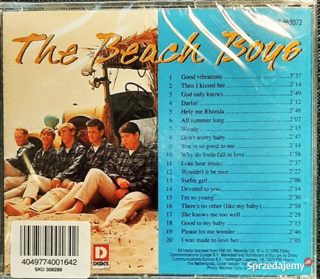 Polecam Kultowy Album CD The BEACH BOYS 20 Great Love Songs CD