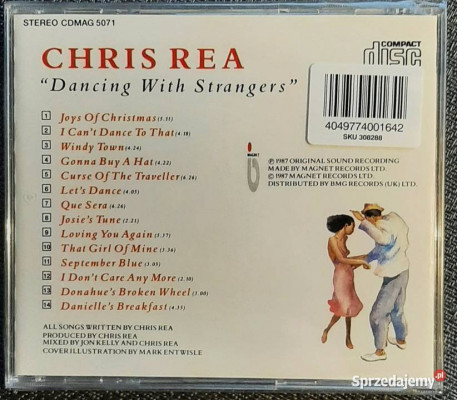 Polecam Album CD CHRIS REA- Album - Dancing With Strangers C