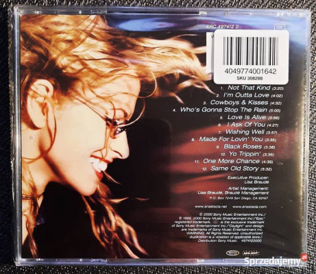 Polecam Wspaniały Album CD ANASTACIA -Album Not that kind Anastacia