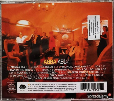 CD Nowa-Polecam Wspaniały Album CD Zespołu ABBA -Album-The Visitors CD