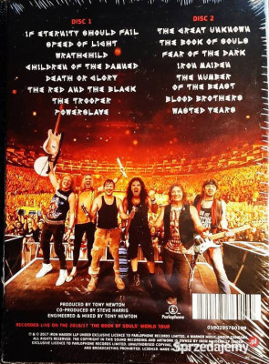 Unikat !!!- Album2CD Iron Maiden The Book of Souls Last Chapter