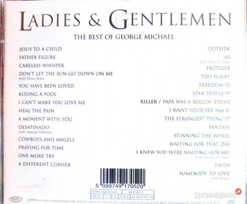 Polecam Album 2 płytowy CD GEORGIE MICHAEL -Album Ladies and Gentelmen
