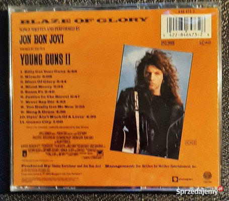 Polecam Album CD BON JOVI -Album Blaze Of Glory Young Guns