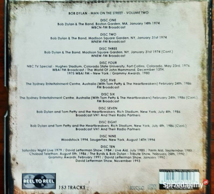 Polecam Unikat. Zestaw 10X CD Rewelacyjne Koncerty Bob Dylan