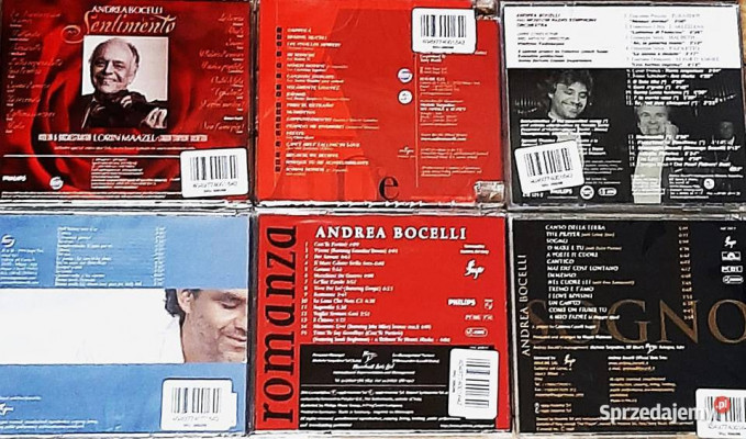 Polecam Znakomity Zestaw 5 Albumów CD ANDREA BOCELLI