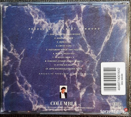 Polecam Wspaniały Album Cd JULIO IGLESIAS - Album Starry Night CD