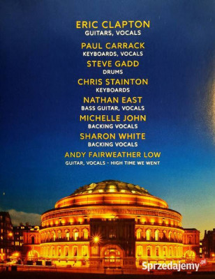 Polecam  BLU RAY- Koncert ERIC CLAPTON  Royal Albert Hall