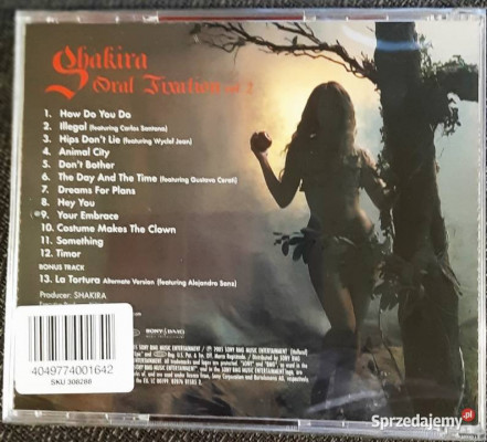 Polecam Wspaniały Album CD SHAKIRA - Oral Fixation Vol. 2
