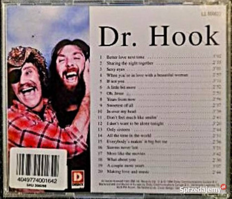 Polecam Album CD Kultowego Zespołu DR. HOOK – 20 Great Love Songs