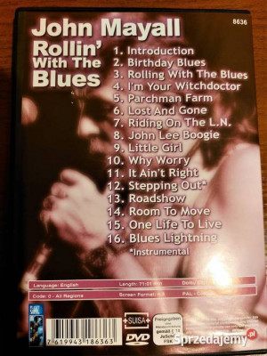Polecam DVD Rewelacyjny Koncert John Mayall USA