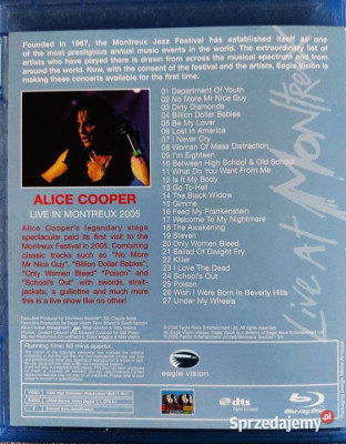Blu Ray Nowe- Polecam Kultowy Koncert na Blu Ray ALICE COOPER - Live