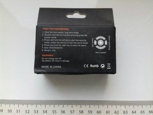 Elektryczny dzwonek rowerowy i alarm, na akumulator USB, głośny 120 de