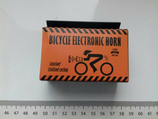 Elektryczny dzwonek rowerowy i alarm, na akumulator USB, głośny 140 de