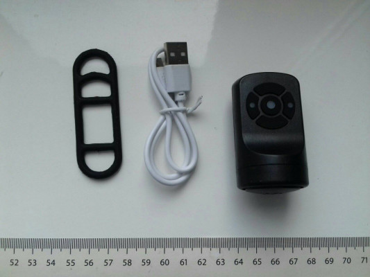 Elektryczny dzwonek rowerowy i alarm, na akumulator USB, głośny 140 de