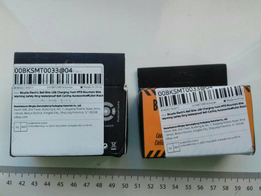Elektryczny dzwonek rowerowy i alarm, na akumulator USB, głośny 120 de