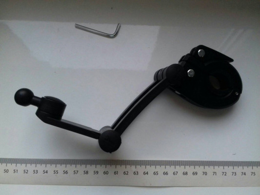 Uchwyt na telefon motocyklowy-rowerowy, deszczoodporny, uniwersalny ob