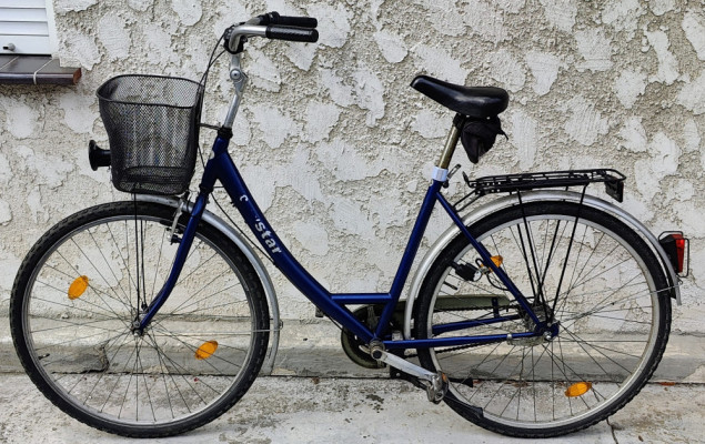 Rower Damski CityStar Koła 28” Kolor Niebieski Stan Dobry Opon SHIMANO