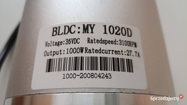 Silnik BLDC bezszczotkowy 36v 1000W łapy 11z hulajnoga elektryczna
