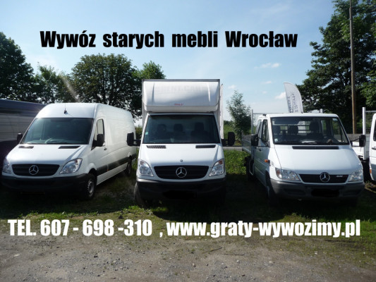 wywóz starych mebli Wrocław,opróżnianie mieszkań,piwnic,utylizacja