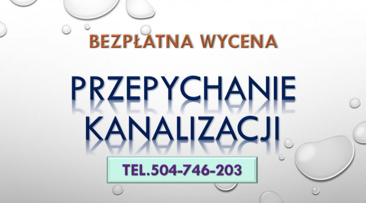 Przepychanie toalet, Wrocław, t.504-746-203. Udrożnienie odpływu, cena