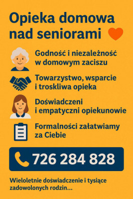 Opieka nad osobą starszą  - Zamów opiekę