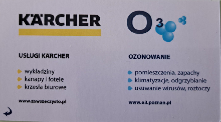 Czyszczenie Karcher Poznań i okolice.