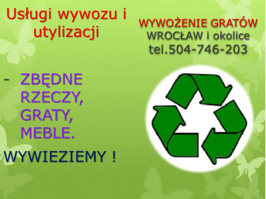 Sprzątanie piwnic, cena tel 504-746-203, Wrocław, wywóz i utylizacja