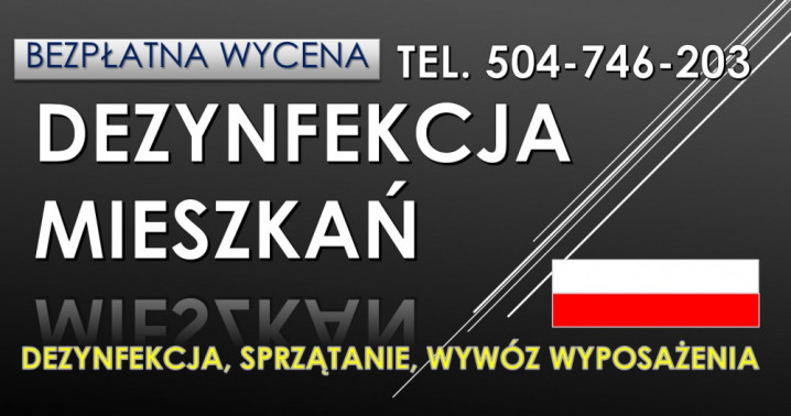 Sprzątanie po zmarłych, Wrocław, zmarłym, cena, tel. 504-746-203, cena