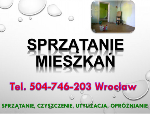 Sprzątanie po wynajmie, tel 504-746-203. Wrocław, cennik. Dezynfekcja