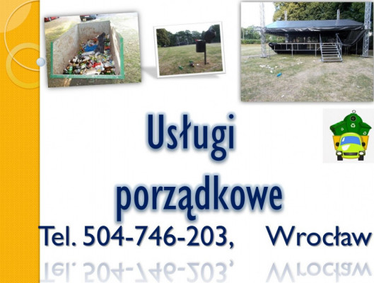 Serwis sprzątający na imprezie, Wrocław, tel. 504-746-203. Obsługa