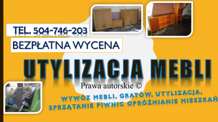 Opróżnianie domu cena, Wrocław, tel. 504-746-203, wywóz, utylizacja.
