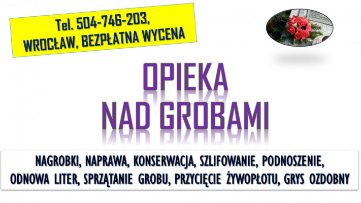 Złożenie kwiatów, zapalenie znicza, tel. 504-746-203, Cmentarz Wrocław