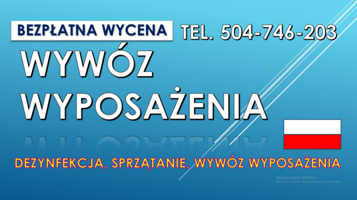 Czyszcznie,opróżnianie,wywożenie,piwnicy,garażu,strychu,komórki,cennik