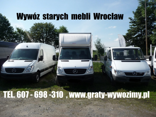 Utylizacja,wywóz starych mebli Wrocław.Opróżnianie mieszkań,piwnic.