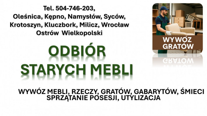 Wywóz mebli, Kłodzko, Strzelin, Strzegom, Dzierżoniów, Bierutów