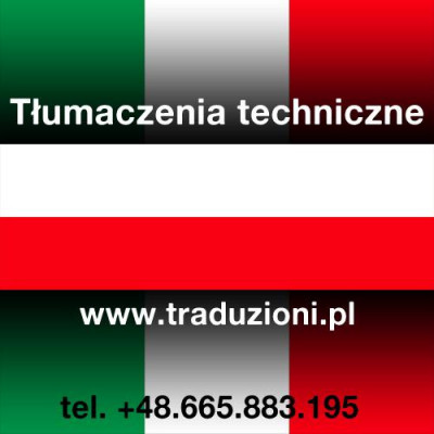 Włoski tłumacz techniczny oferuje swoje usługi w całej Polsce
