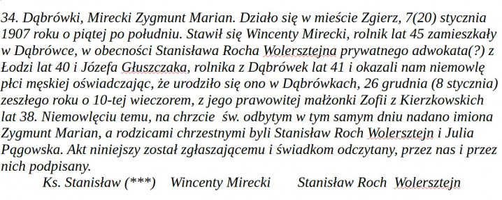 Odczytywanie i łumaczenie aktów stanu cywilnego z zaboru rosyjskiego