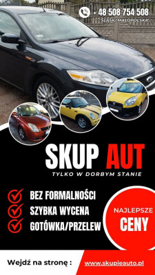 Skup Aut w DOBRYM Stanie - Śląsk i Małopolska