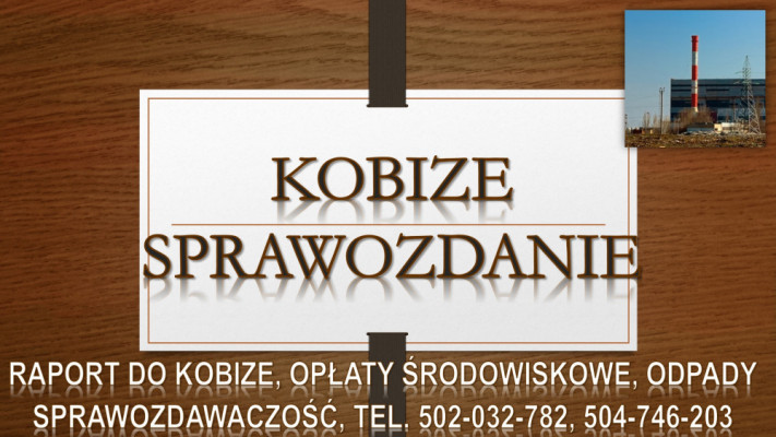 Ile kosztuje raport do kobize? Tel. 502-032-782, Sprawozdanie, cena