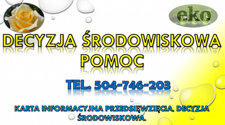 Doradztwo z ochrony środowiska, cennik, tel. 504-746-203. Obsługa.