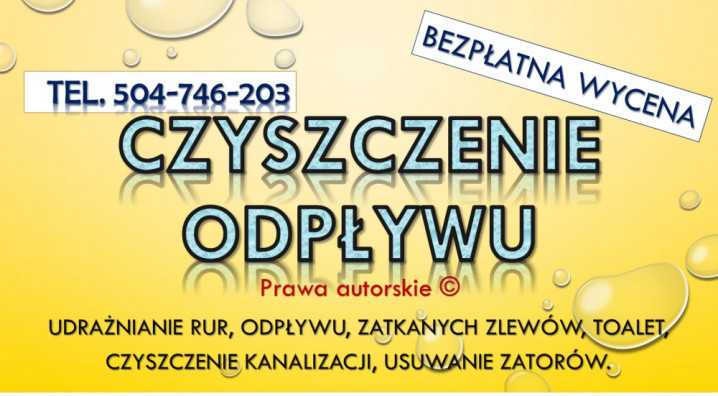 Przepychanie rur, cennik, tel, 504-746-203, pogotowie kanalizacyjne,