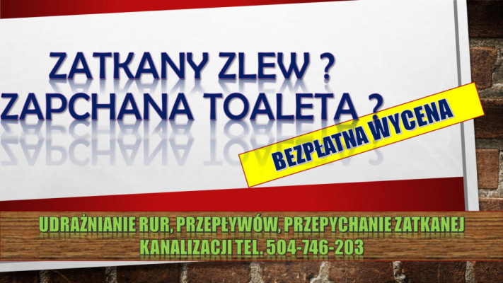 Czyszczenie rur spiralą elektryczną, tel, 504-746-203, Wrocław, cena