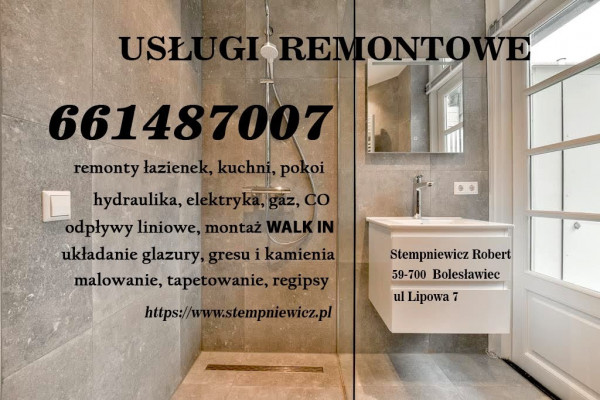 Usługi remontowo-budowlane
