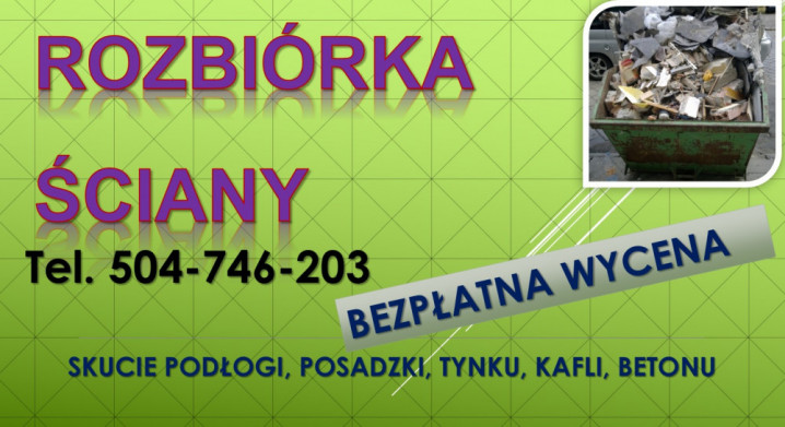Wywóz  gruzu po remoncie, tel 504-746-203, śmieci, odpadów budowlanych