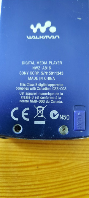 Sony MP4 Walkman NWZ-A816 -dla kolekcjonera real foto